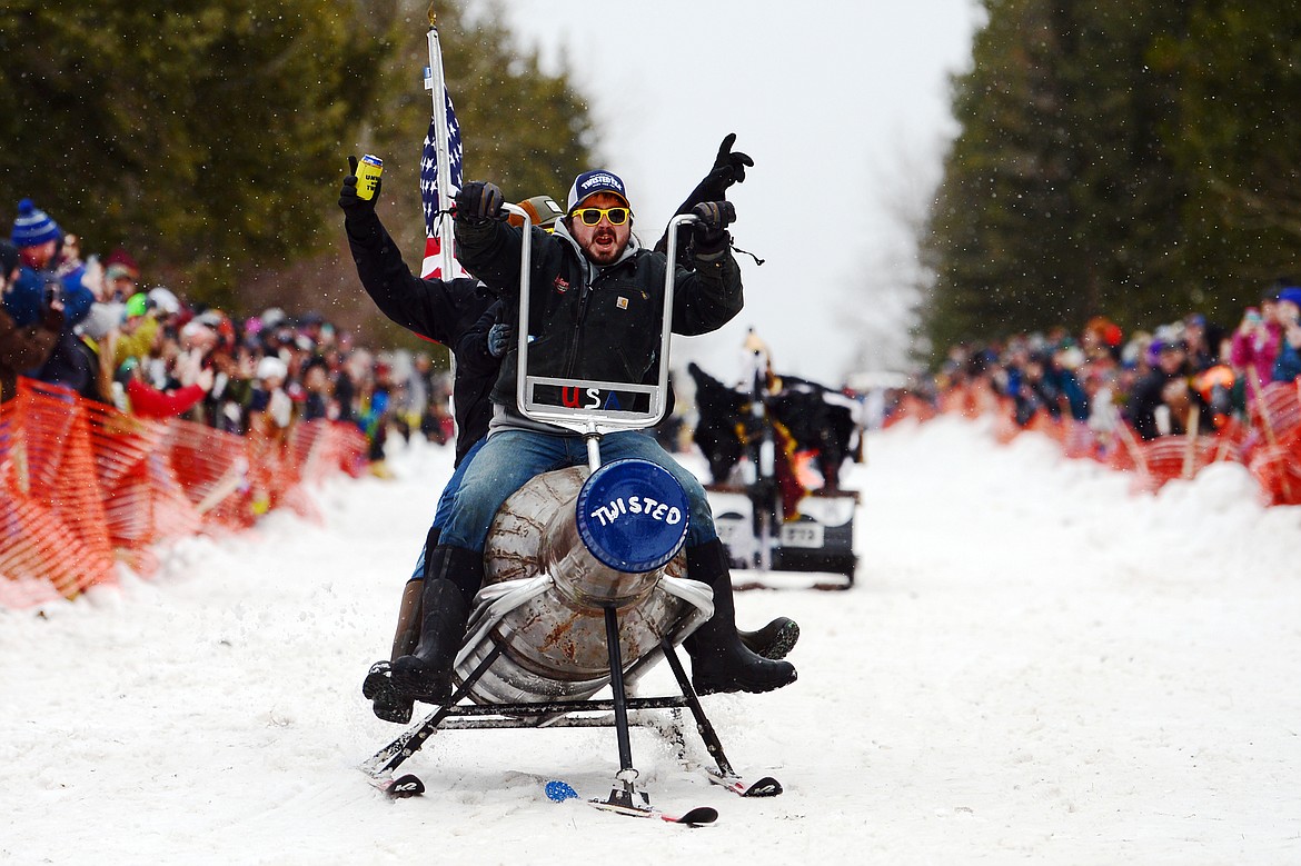PHOTOS Barstool Ski Races at Cabin Fever Days Daily Inter Lake